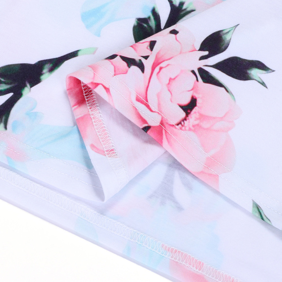 White Floral Blouse - Picture 7 of 7